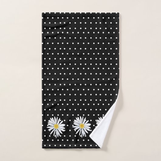 KiniArt Dotted Daisy (Serviette à main)