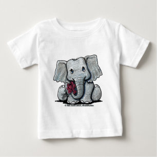 KiniArt Elephant Baby T-Shirt