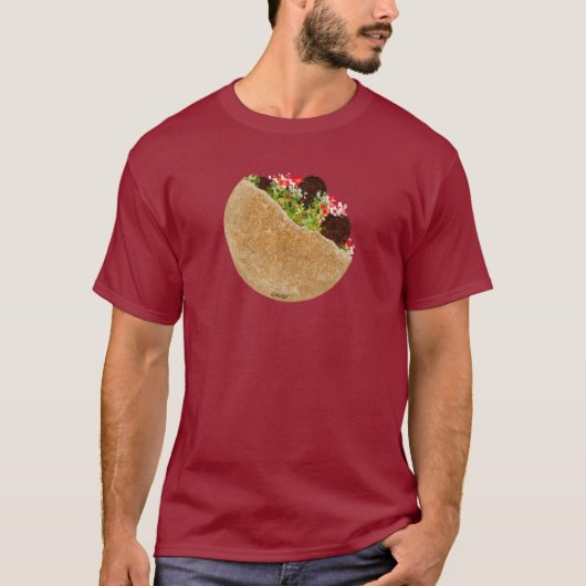 KiniArt Falafel Sandwich T-Shirt (Voorkant)