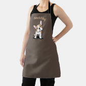 KiniArt Fawn Frenchie All-Over Print Apron Schort (Insitu)