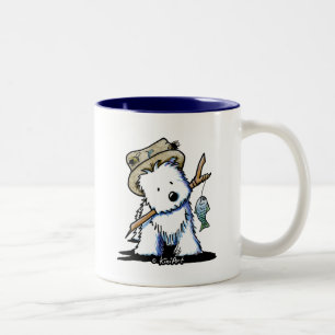 KiniArt Fishing Westie Mug