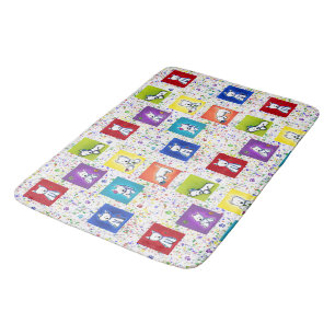 KiniArt Flowerbox Westies Badmat