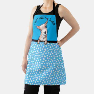 KiniArt Goat All-Over Print Apron Schort