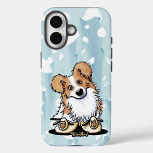 KiniArt Gold Border Collie iPhone 16 Hoesje