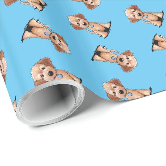 KiniArt Goldendole Cadeaupapier (Rol Hoek)