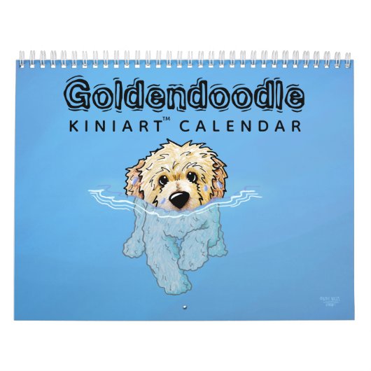 KiniArt Goldendoodle Kalender (Hoes)