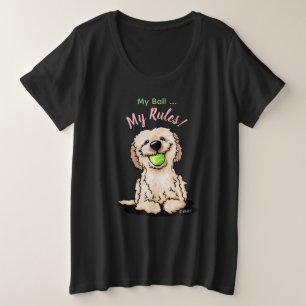 KiniArt Goldendoodle MON BALLON T-Shirt