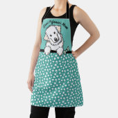 KiniArt Great Pyrenees All-Over Print Apron Schort (Insitu)