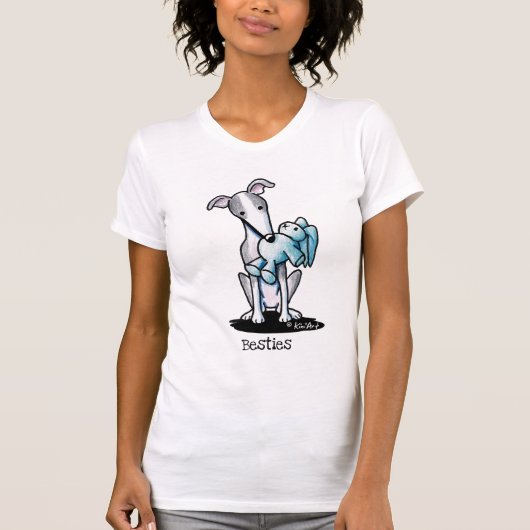 KiniArt Greyhound T-Shirt (Voorkant)