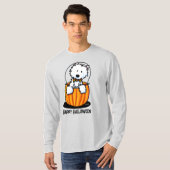 KiniArt Halloween Westie Terrier T-Shirt (Voorkant volledig)