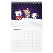 KiniArt Happy Chiens Petit Calendrier (Feb 2027)