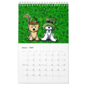 KiniArt Happy Chiens Petit Calendrier (Mar 2027)
