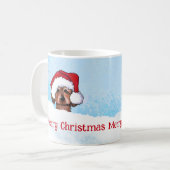 KiniArt Havanais café de Noël Mug (Devant gauche)
