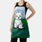 KiniArt Havanese All-Over Print Apron Schort (Insitu)