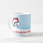 KiniArt Havanese Kerstmis Koffiemok (Voorkant links)
