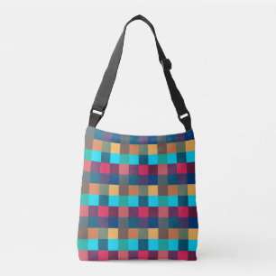 KiniArt Herfst Geruit Crossbody Tas