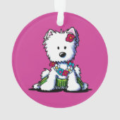 KiniArt Hula Girl Westie (dos)