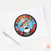 KiniArt Jack Russell Terrier Classic Round Sticker (Envelop)
