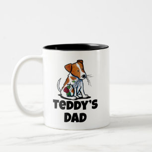 KiniArt Jack Russell Terrier Tweekleurige Koffiemok