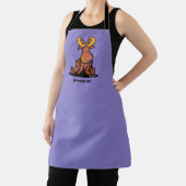 KiniArt Jazzy Moose All-Over Print Schort (Insitu)