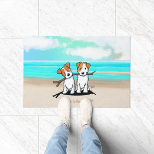 KiniArt ™️ JRT Beach Duo Deurmat