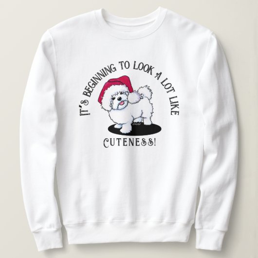 KiniArt Kerst Knuffel Sweatshirt (Design voorkant)