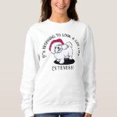 KiniArt Kerst Knuffel Sweatshirt (Voorkant)