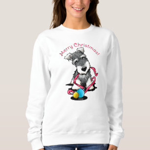 KiniArt Kerst Mini Schnauzer Sweater
