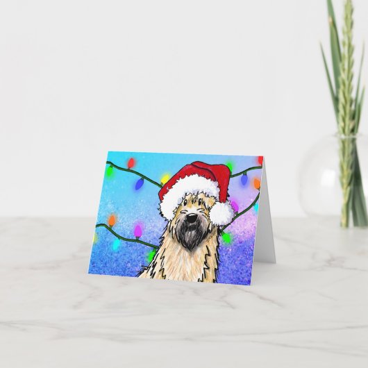 KiniArt Kerst Wheatie Feestdagen Kaart (Voorkant)