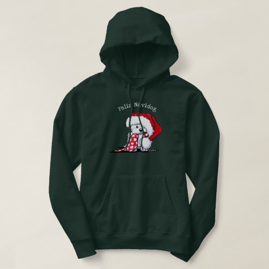 KiniArt Kerstfeestjes Hoodie (Design voorkant)
