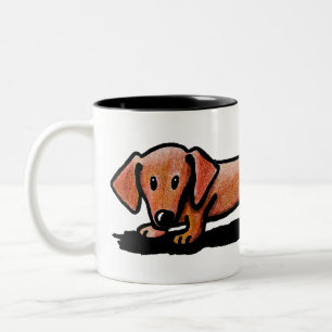 KiniArt Little Red Doxie Mok
