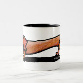 KiniArt Little Red Doxie Mok (Center)