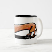 KiniArt Little Red Doxie Mug (Devant droit)