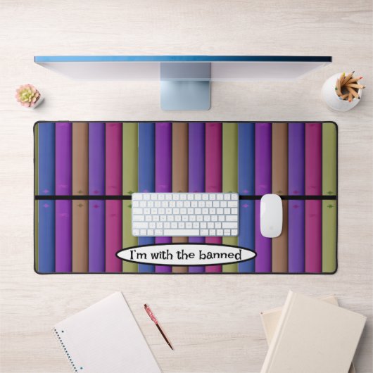 KiniArt LIVRE LOVER Desk Mat (Bureau 1)