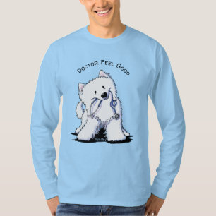 KiniArt Love Doctor Samoyed T-shirt