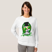 KiniArt Lucky Westie T-shirt (Voorkant volledig)