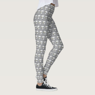 KiniArt Maltese Dog-Leggings Leggings