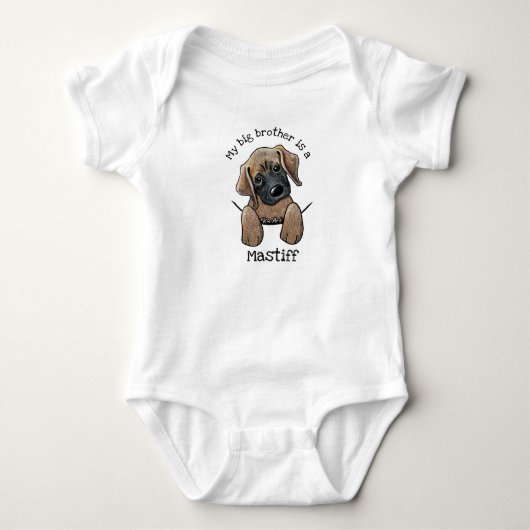 KiniArt Mastiff Puppy Romper (Voorkant)