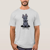 KiniArt Mignon T-Shirt Scottie (Devant)