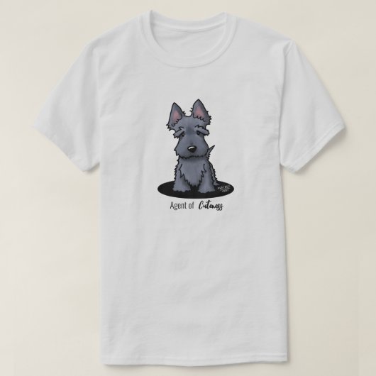 KiniArt Mignon T-Shirt Scottie (Design devant)