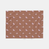 KiniArt Mud Bath Pigs Fleece Blanket Deken (Voorkant (Horizontaal))