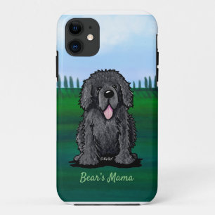 KiniArt Newfoundland Dog iPhone 11 Hoesje
