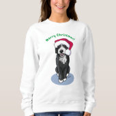 KiniArt Noël Bernadoodle Sweatshirt (Devant)