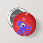 KiniArt Octopus Button (Voorkant /achterkant)
