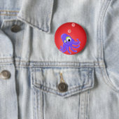 KiniArt Octopus Button (In situ)