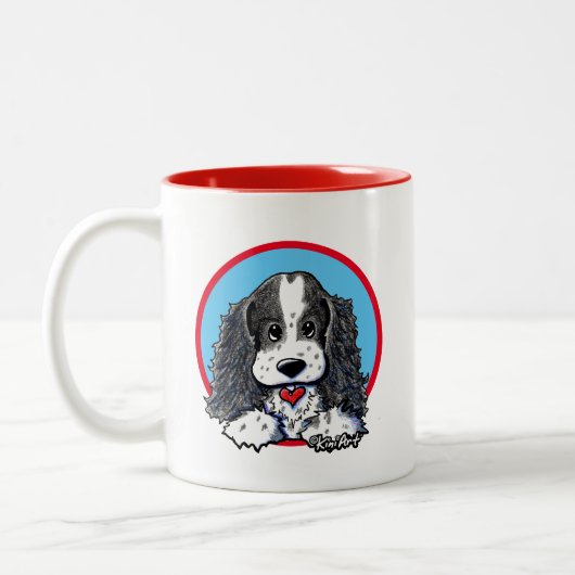 KiniArt Parti Cocker Spaniel Mug (Gauche)
