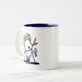 KiniArt Pêche Westie Mug (Devant gauche)
