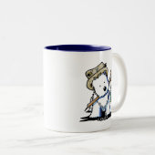 KiniArt Pêche Westie Mug (Devant droit)