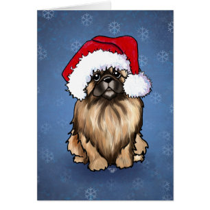 KiniArt Pekingese Kerst Kaart
