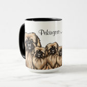 KiniArt Pekingese Mok (Voorkant links)